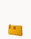 Dooney Pebble Grain Medium Wristlet Mustard ID-55Rzzrfz