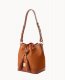 Dooney Ostrich Small Drawstring Caramel ID-6MwFgB7W
