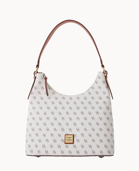 Dooney Gretta Hobo Bone ID-SAZPr5Lq - Click Image to Close