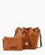 Dooney Ostrich Serena Crossbody Caramel ID-WLmZDOr0