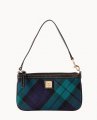 Dooney Tartan Large Slim Wristlet Navy ID-cr3sHNVN