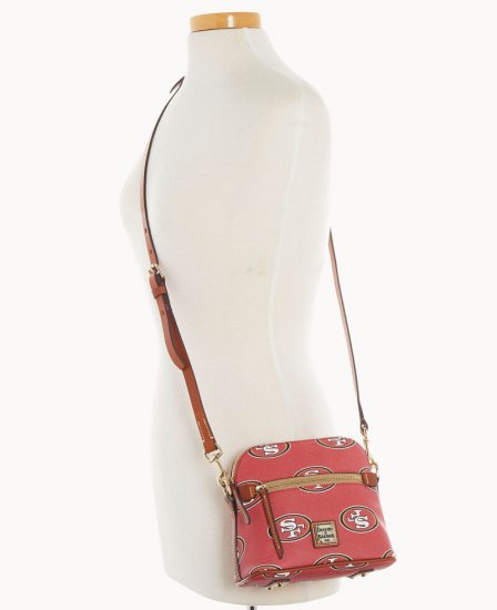 Dooney NFL 49ers Domed Crossbody 49ers ID-16DGrtO9 - Click Image to Close