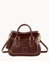 Dooney Florentine Small Satchel Chestnut ID-w8KQFsv5