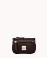 Dooney Pebble Grain Coin Case Black Black ID-BGuWiegl