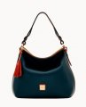 Dooney Pebble Grain Twist Strap Hobo Black ID-Layzpssy