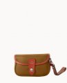 Dooney Oncour Twist Flap Wristlet Peanut Brittle ID-TD9WoaVy