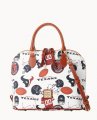 Dooney NFL Texans Zip Zip Satchel TEXANS ID-adrGkdpA