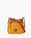 Dooney All Weather Leather 3.0 Zip Top Crossbody 23 Chamois ID-0egnW6m7