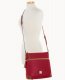 Dooney Pebble Grain Large Tassel Crossbody Wine ID-n6joyHzX