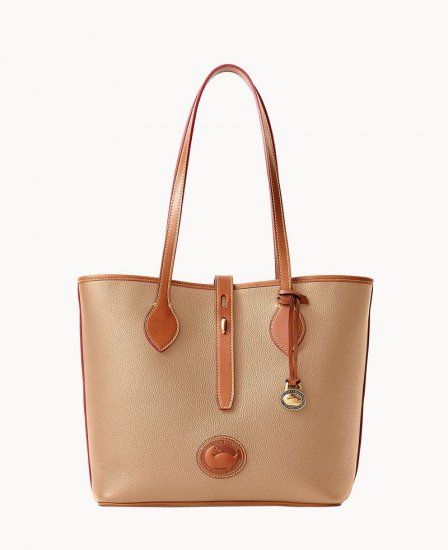 Dooney All Weather Leather 3.0 Tote 36 Taupe ID-RXPOKTCE - Click Image to Close