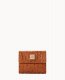 Dooney Ostrich Small Flap Credit Card Wallet Caramel ID-uG6U9dIt