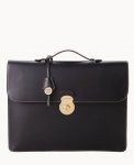 Dooney Alto Small Gusset Briefcase Black ID-FwYWhtOF