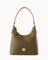 Dooney Ostrich Hobo Olive ID-0yarUPXS