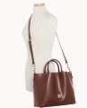 Dooney Saffiano Large Barlow Amber ID-VbbSFHDV