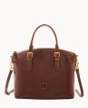 Dooney Florentine Domed Satchel Chestnut ID-aYgvndvW