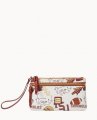 Dooney Collegiate Florida State Double Zip Wristlet Florida State University ID-1xZ47dZF