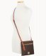 Dooney Pebble Grain Double Zip Tassel Crossbody Brown Tmoro ID-lCmEL7tg