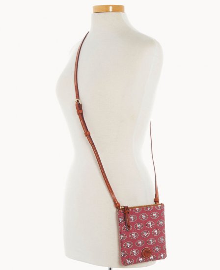 Dooney NFL 49ERS Small North South Top Zip Crossbody 49ERS ID-LmOaFByL - Click Image to Close