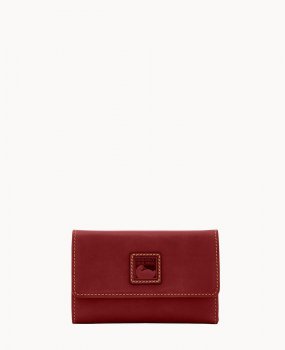 Dooney Florentine Flap Wallet Bordeaux ID-L2rRFn1O