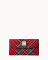 Dooney Tartan Continental Clutch Red ID-55xTaKWf