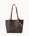 Dooney Pebble Grain Small Flynn Brown Tmoro ID-4NSS3fzb
