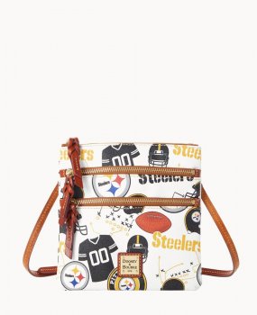 Dooney NFL Steelers N S Triple Zip Crossbody STEELERS ID-vwNTTMTB