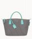 Dooney Roberta Pieri Tatami Fun Small Robertina Tote Aqua ID-s5trItxT