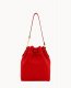 Dooney Florentine Hattie Drawstring Red ID-Q1GxFZuc