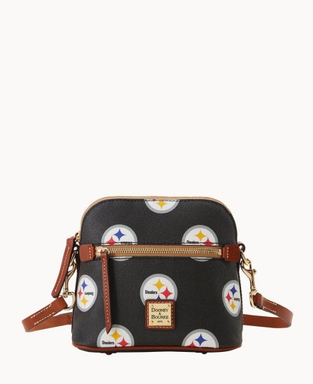 Dooney NFL Steelers Domed Crossbody Steelers ID-I5fCwjyv - Click Image to Close