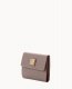 Dooney Saffiano Small Flap Credit Card Wallet Taupe ID-07RtMUyk