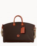 Dooney Getaway Cabriolet Weekender Chocolate ID-yOyNA9nx