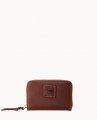 Dooney Florentine Large Zip Around Credit Card Case Chestnut ID-uOVQeqGa