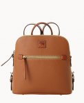 Dooney Pebble Grain Backpack Caramel ID-GDXrwa95