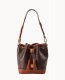 Dooney Ostrich Small Drawstring Brown Tmoro ID-I0JujQzc