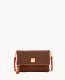 Dooney Pebble Grain Foldover Zip Crossbody Bark ID-2dBYOSBP