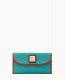 Dooney Pebble Grain Continental Clutch Spearmint ID-G1LujX3U