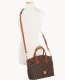 Dooney Gretta Domed Satchel Brown Tmoro ID-LXHkhYpV