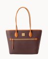 Dooney Wexford Leather Tote Brown ID-n5X8z53j