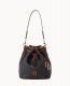 Dooney Pebble Grain Drawstring Black ID-yWwATsYX