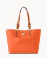 Dooney Wexford Leather Tammy Tote Coral ID-WAOBW4DF