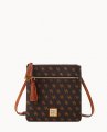 Dooney Gretta Double Zip Tassel Crossbody Brown Tmoro ID-Q9ZpERkk