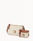 Dooney Pebble Grain Lexi Crossbody chr(38) Small Coin Case Bone ID-LSJ1yln1