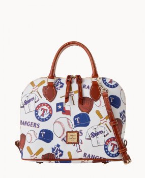 Dooney MLB Rangers Zip Zip Satchel RANGERS ID-xZd6NVdT