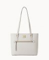 Dooney Saffiano Shopper Ecru ID-MygGBybk