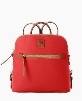 Dooney Pebble Grain Backpack Red ID-3YmMl7s1