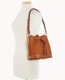 Dooney Ostrich Small Drawstring Caramel ID-6MwFgB7W