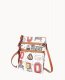 Dooney Collegiate Ohio State N S Triple Zip Crossbody OHIO STATE ID-Rn1NrKZP