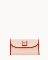 Dooney Pebble Grain Continental Clutch Blush ID-fmaSGYYX