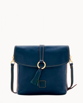 Dooney Florentine Large Dottie Crossbody Navy ID-zwL7z8Qx