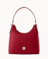 Dooney Pebble Grain Hobo Wine ID-6MJtzTeu